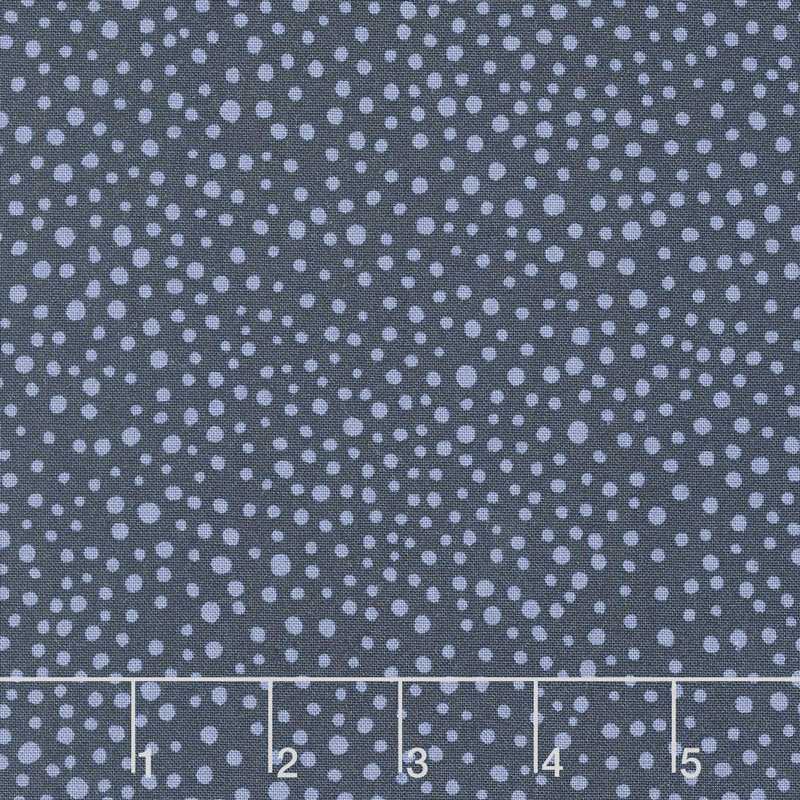 Kelmscott - Seaweed Dot Navy Yardage