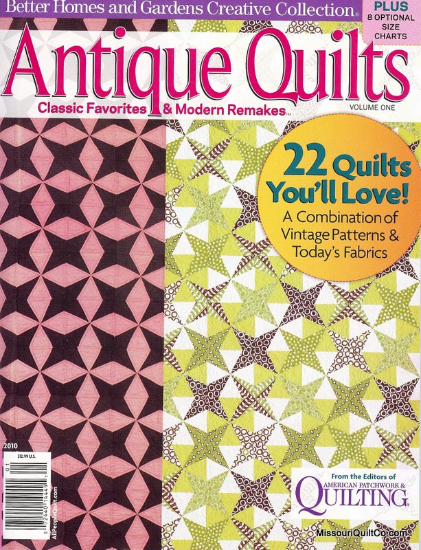 Antique Quilts - Volume One - From Better Homes and Gardens Creative Collection