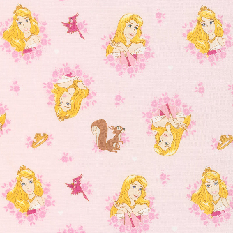 Disney Forever Princess - Princess Aurora in Wreaths Yardage