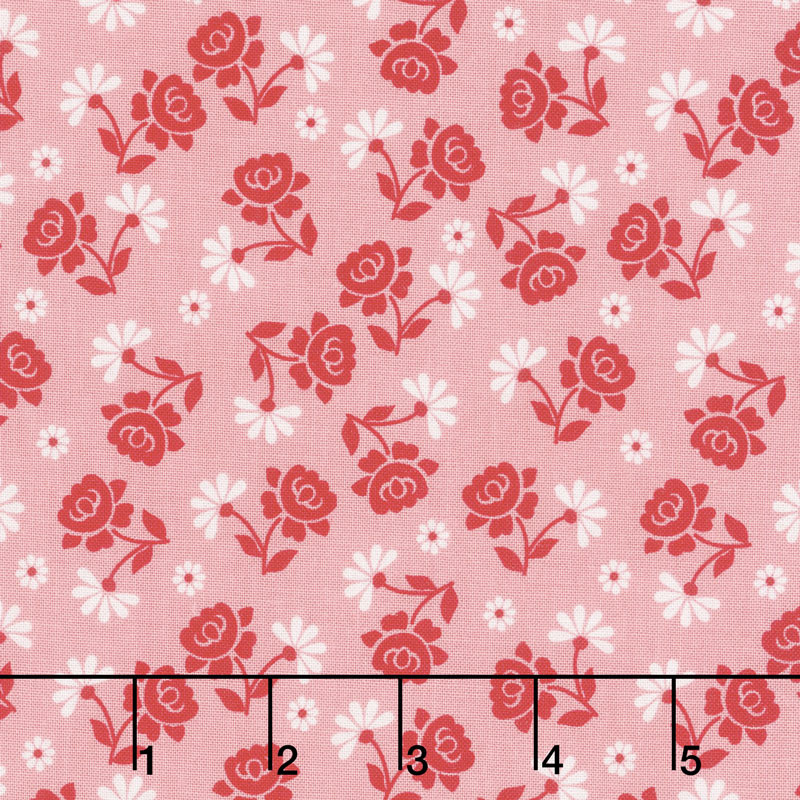 Granny Chic - Roses Pink Yardage