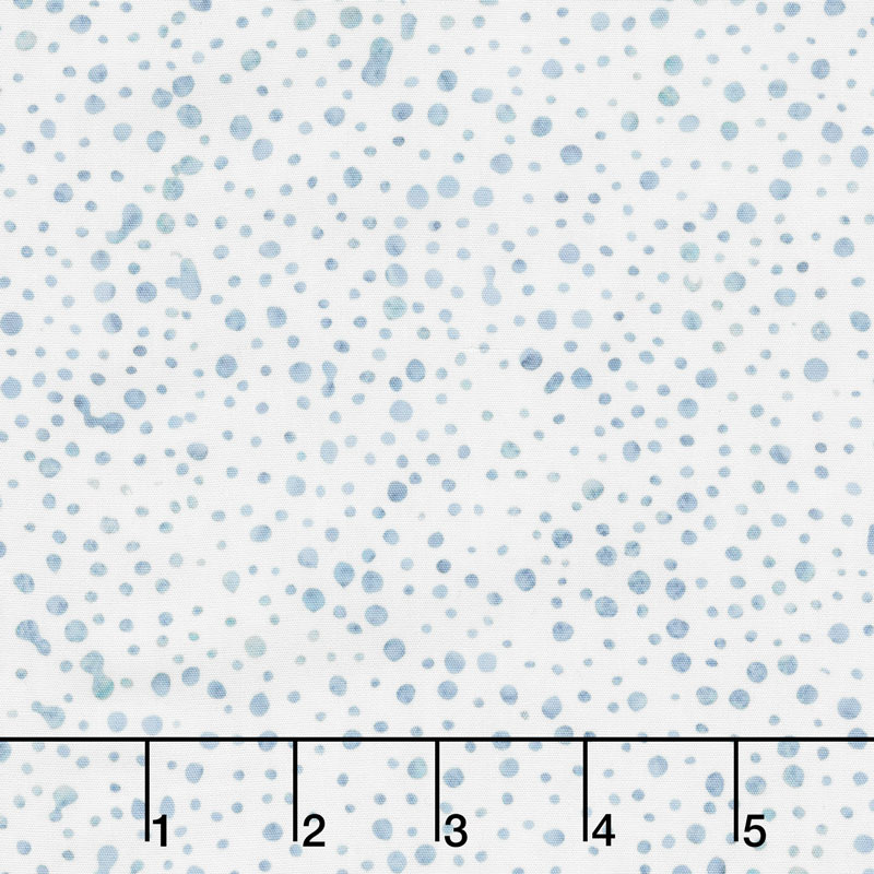 Faded Blue Jeans Batiks - Mini Dot Light Lagoon Yardage