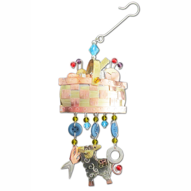 Sewing Basket Ornament