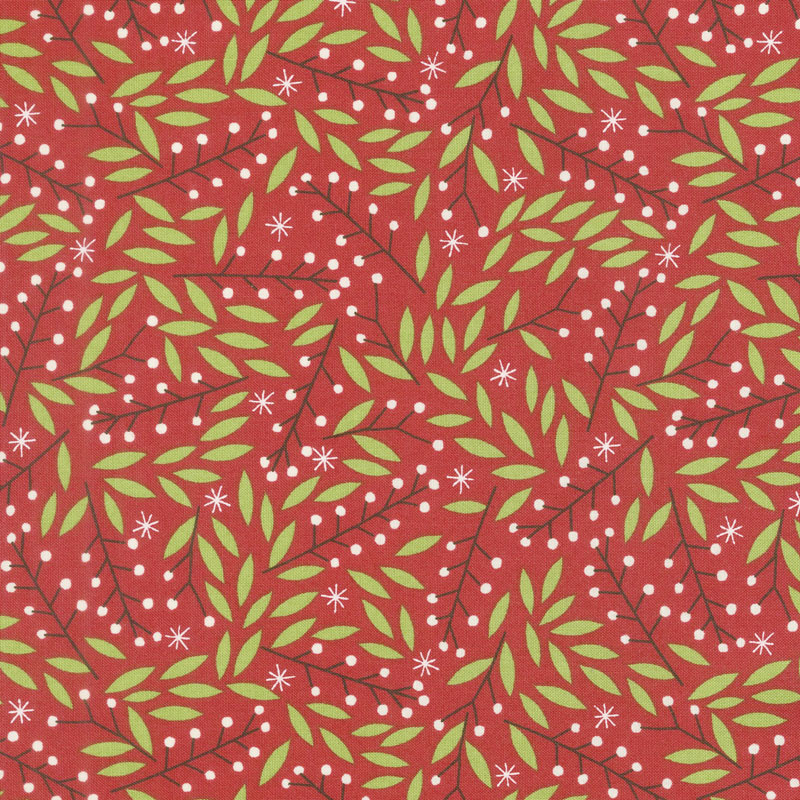 Merriment - Holly Berries Berry Yardage