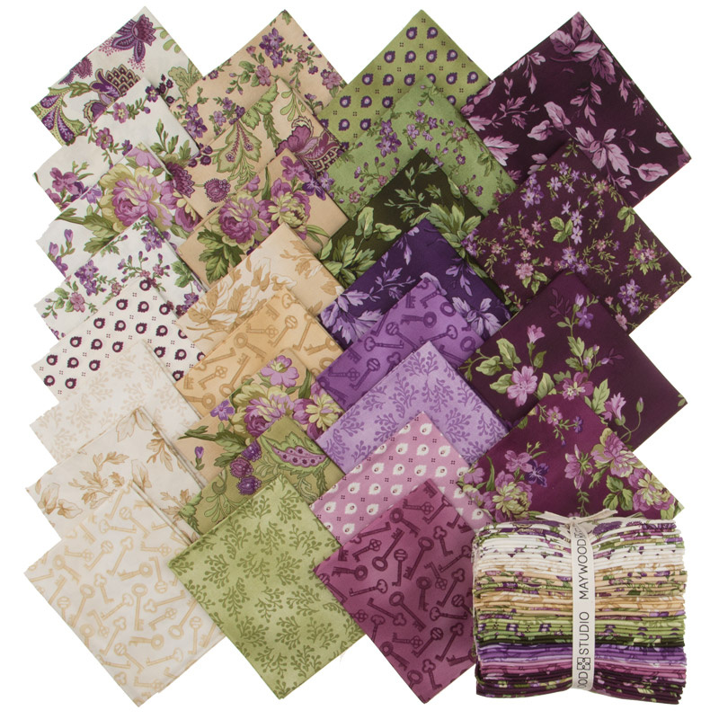 Aubergine Fat Quarter Bundle