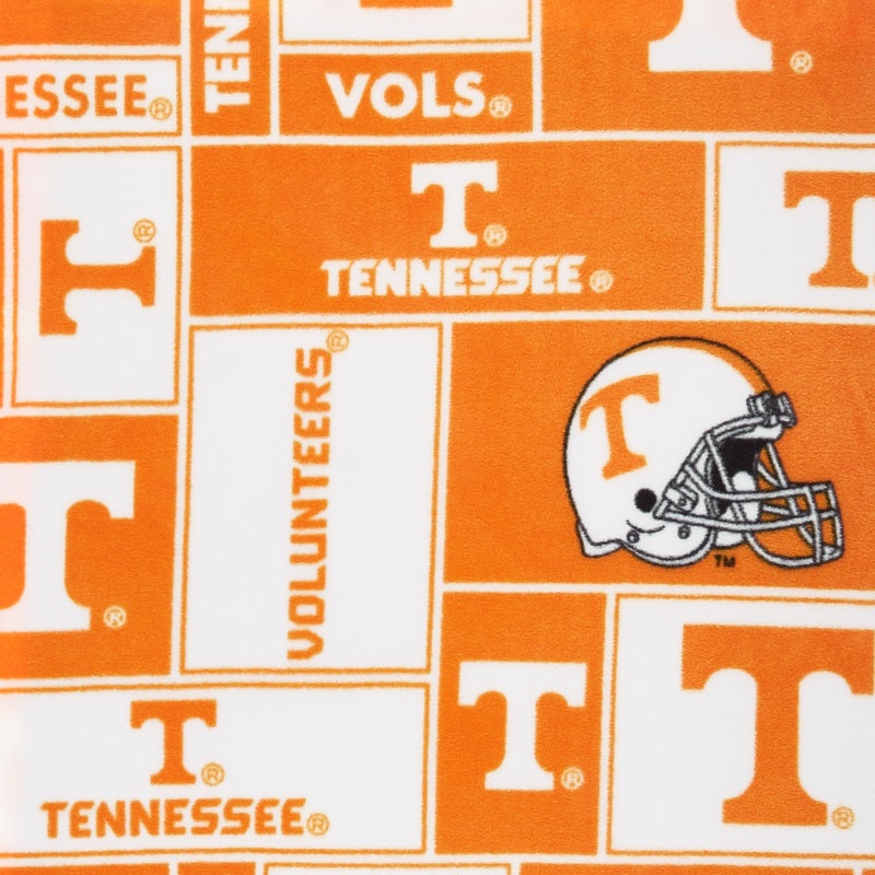Fleece College - Tennessee Volunteers Orange Yardage