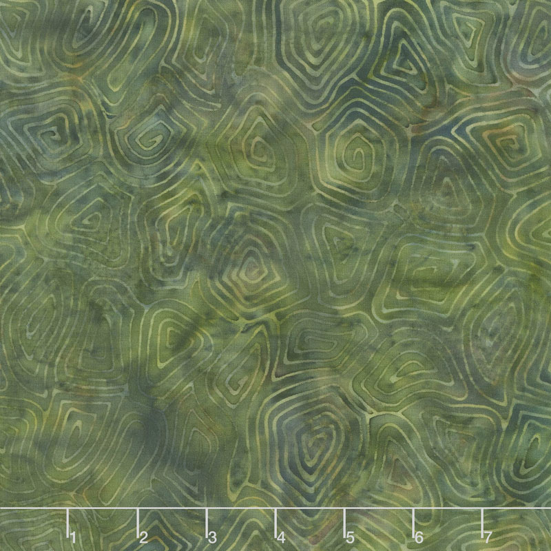 Sand Bar Batiks - Turtle Shell Pine Needle Yardage