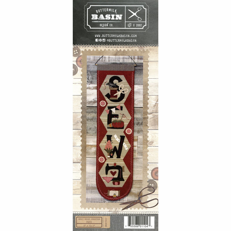 Hexie Door Greeter Pattern - May