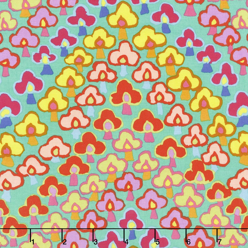 Kaffe Fassett Collective Fall 2017 - Sunrise Trefoil Multi Yardage