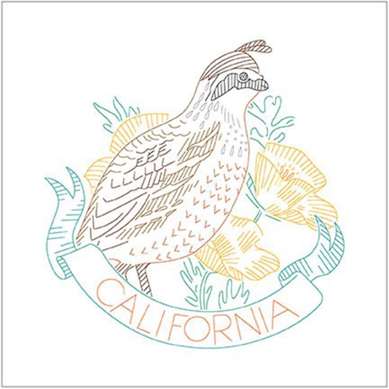 Birds of Liberty - California Digitally Printed Panel
