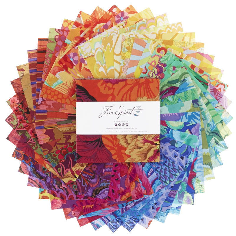 Kaffe Fassett Collective Rainbow Stash Charm Pack