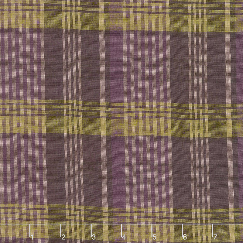 Itty Bitty - Large Plaid Purple Yarn Dye Yardage