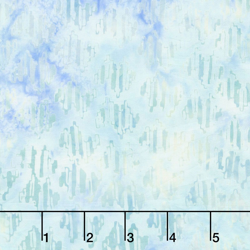 Icing on the Cake Batiks - Puzzle Pieces Light Blue Yardage