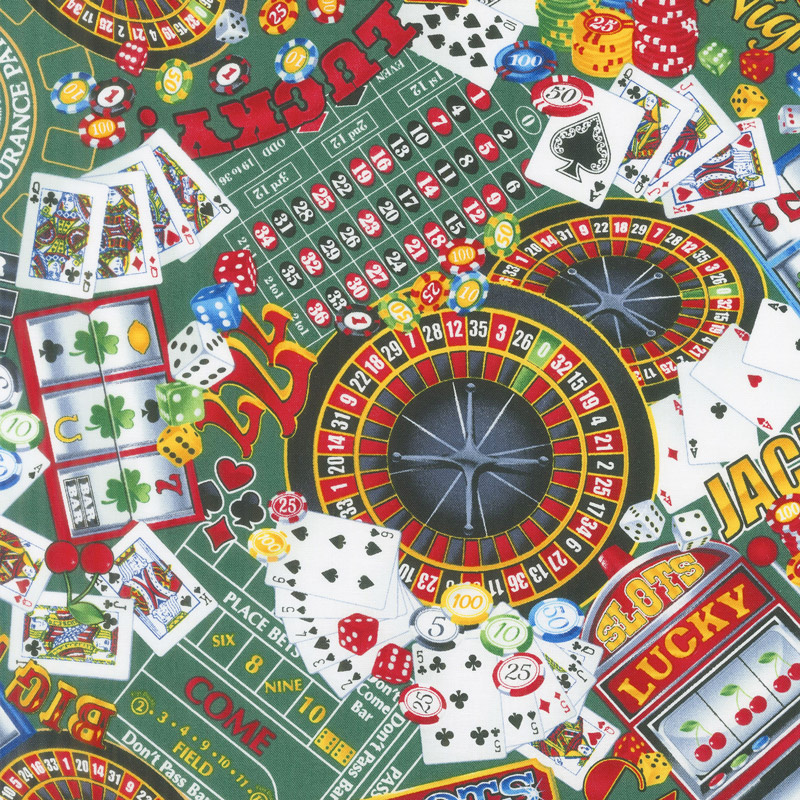 Novelty - Casino Fun Green Yardage