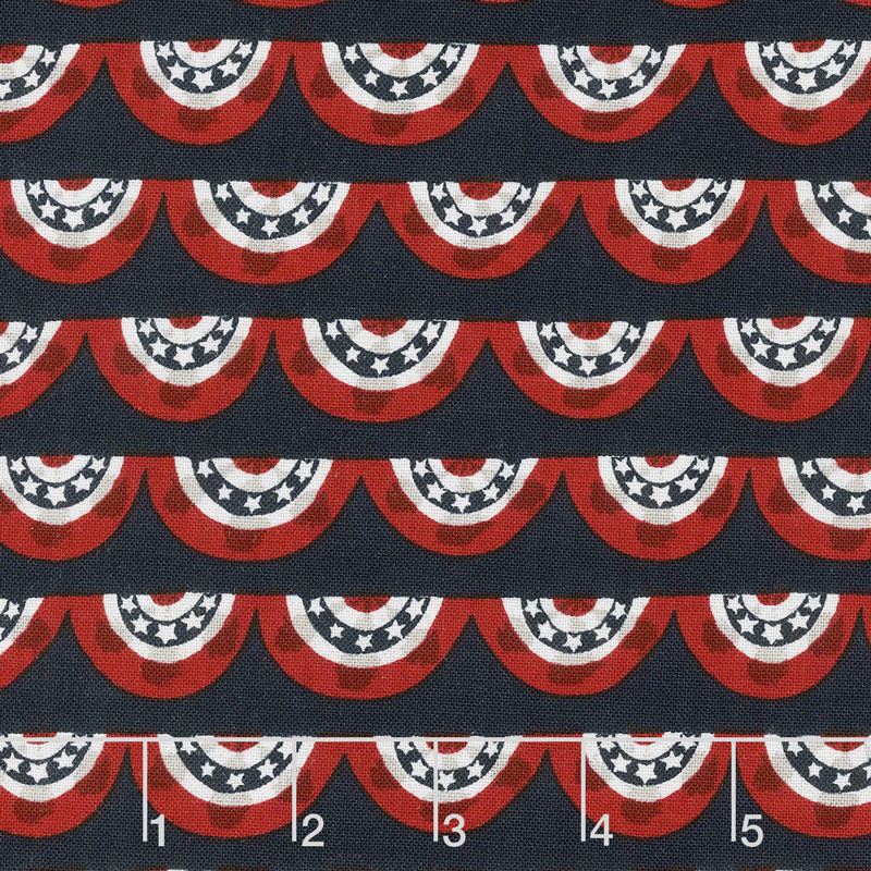 Celebrate America! - Banners Navy Yardage