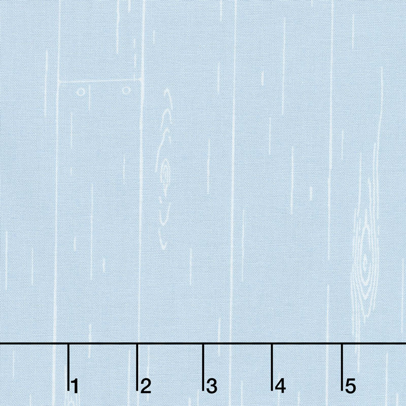 Farmhouse Floral - Shiplap Blue Yardage