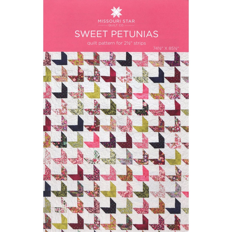 Sweet Petunias Quilt Pattern by MSQC