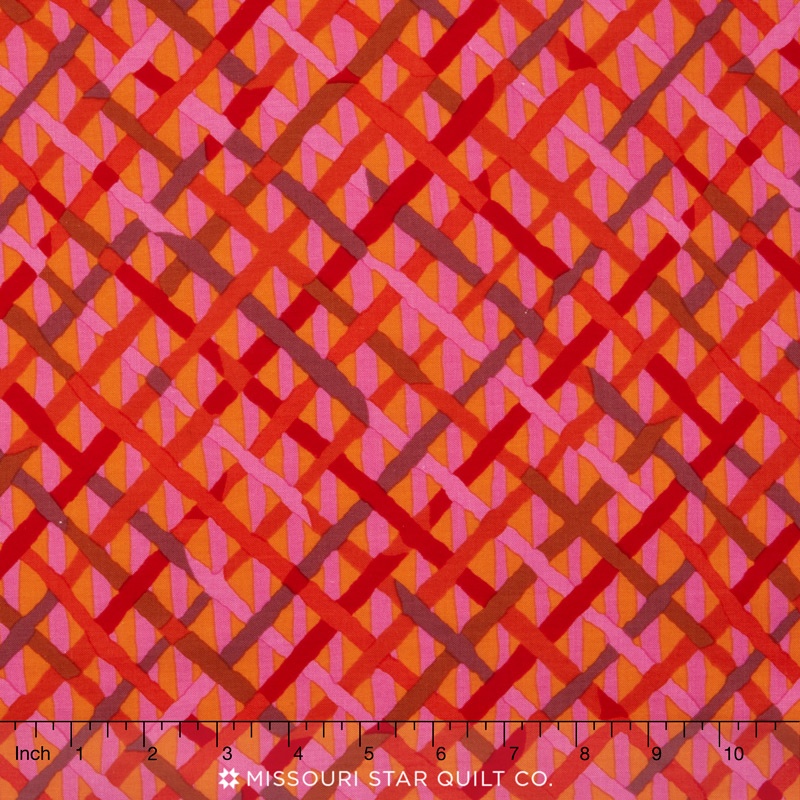 Kaffe Collective - Spicy Palette Mad Plaid Red Yardage