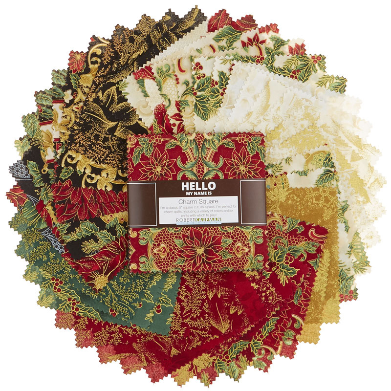Holiday Flourish 12 Holiday Metallic Charm Pack