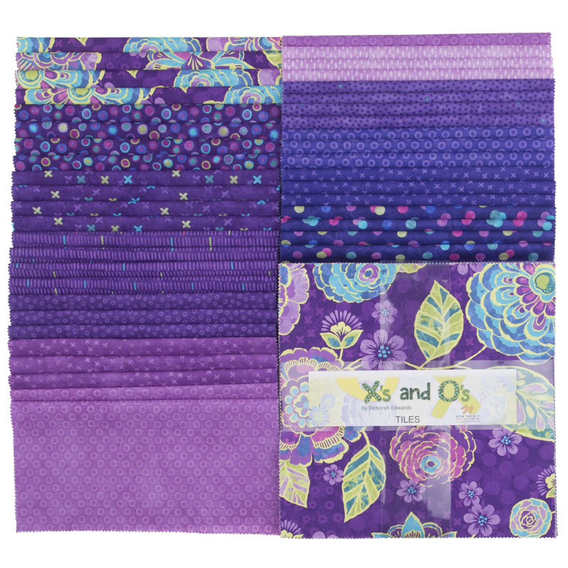 X's and O's Wild Orchid Tiles