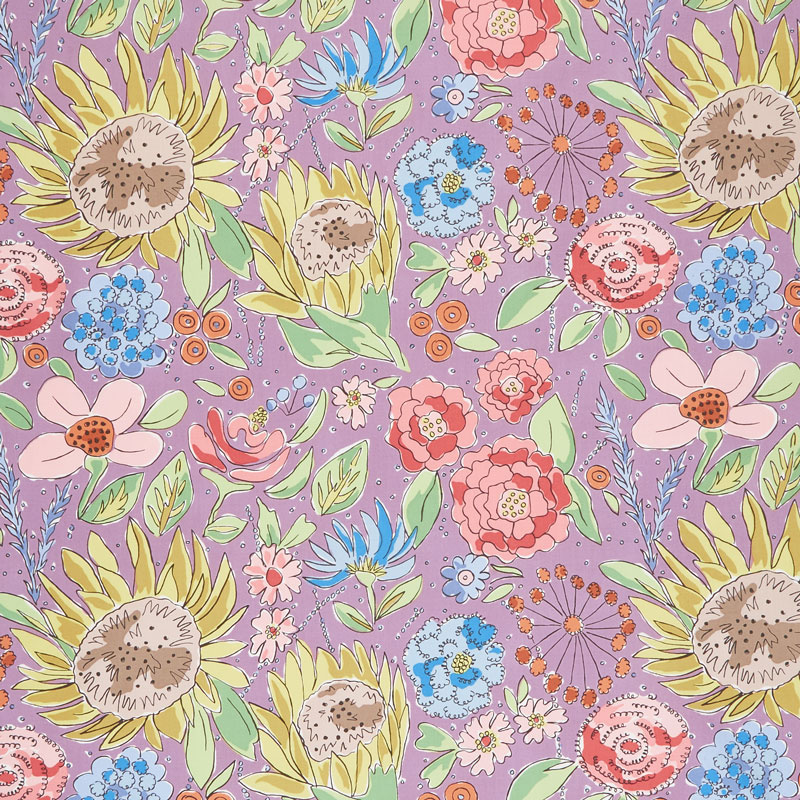 Color Fusion - Sunflower Lavender Yardage