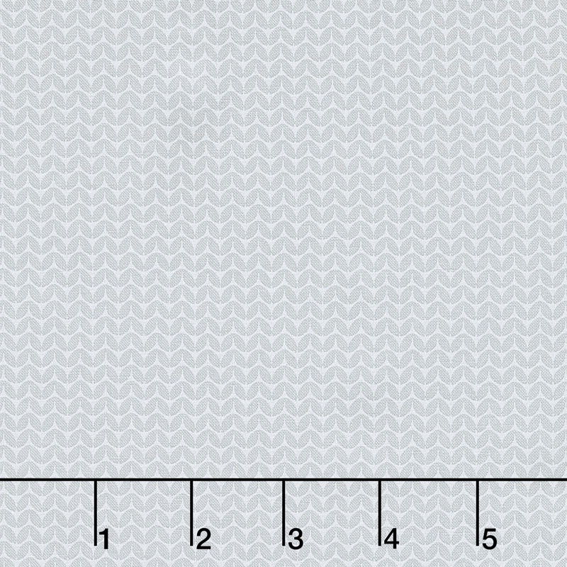 Wilmington Essentials - Silver Linings Horizontal RicRac Gray Yardage