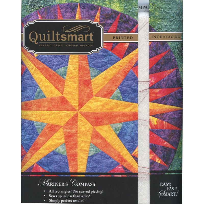 Quiltsmart® Mariner's Compass Pattern with Interfacing