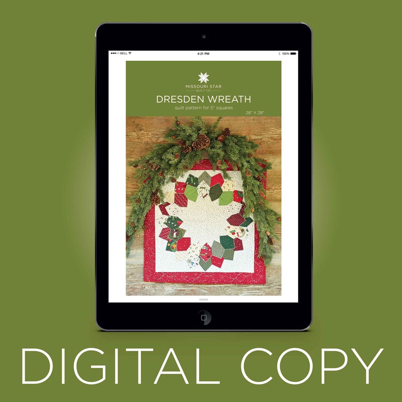 Digital Download - Dresden Wreath Wall Hanging Pattern by MSQC