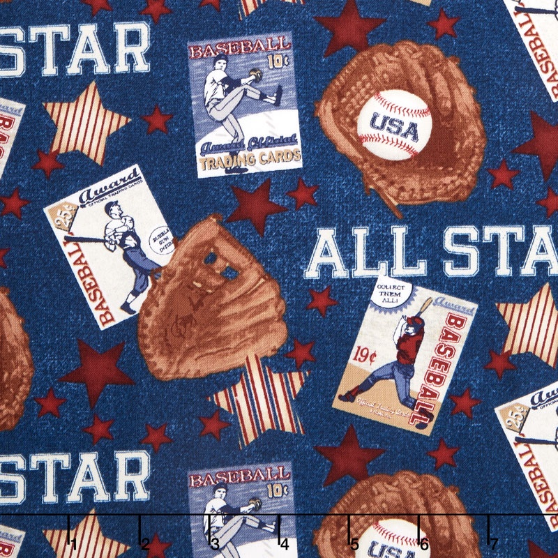 Play Ball - All Star Blue Yardage