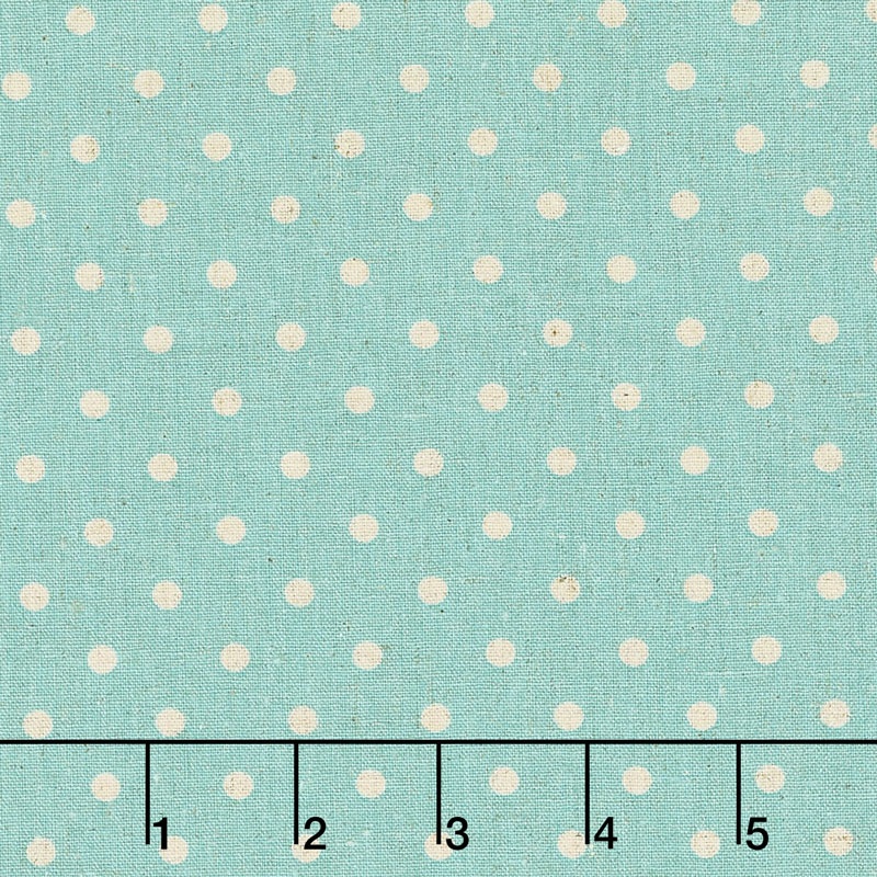 Linen Mochi Dot - Dot Caribbean Linen Yardage