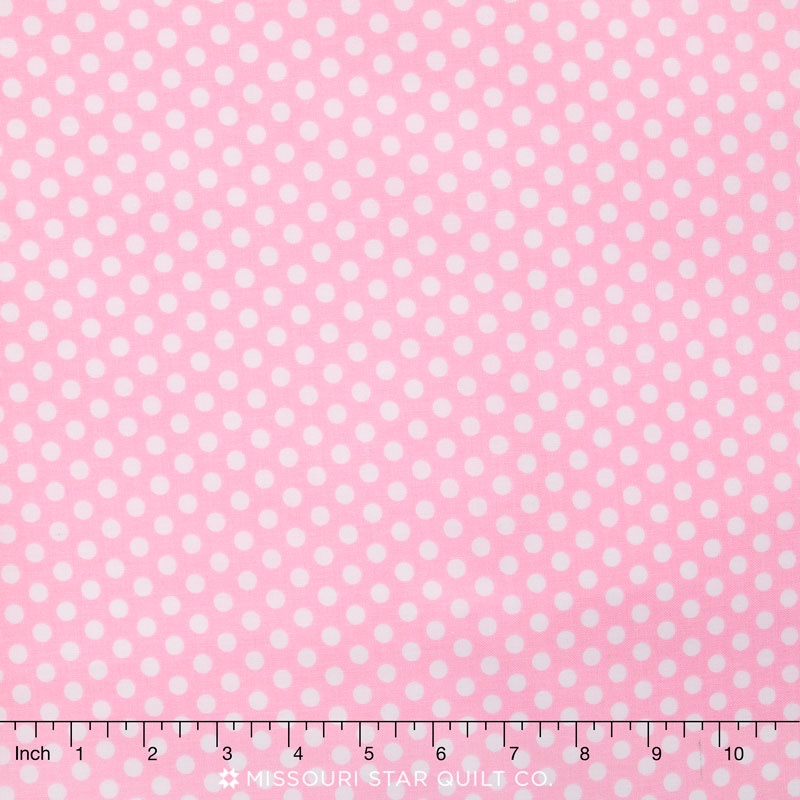 Happy Dots - Kiss Dot Pink Yardage