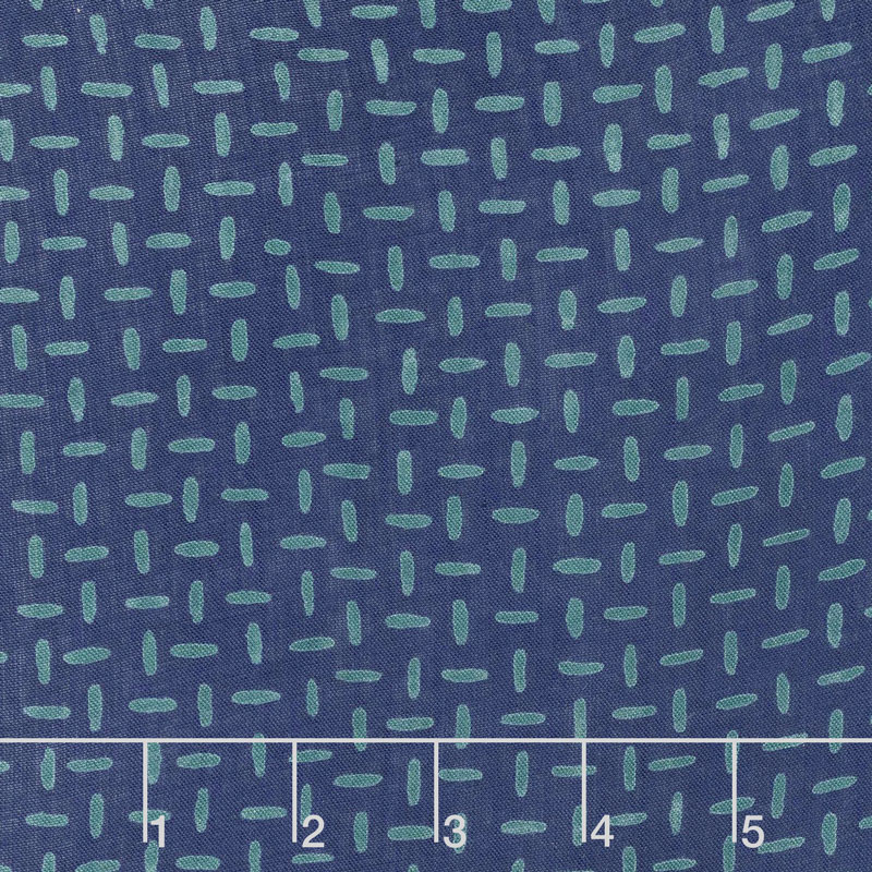 Bazaar Rayon Batiks - Tick Mark Midnight Yardage