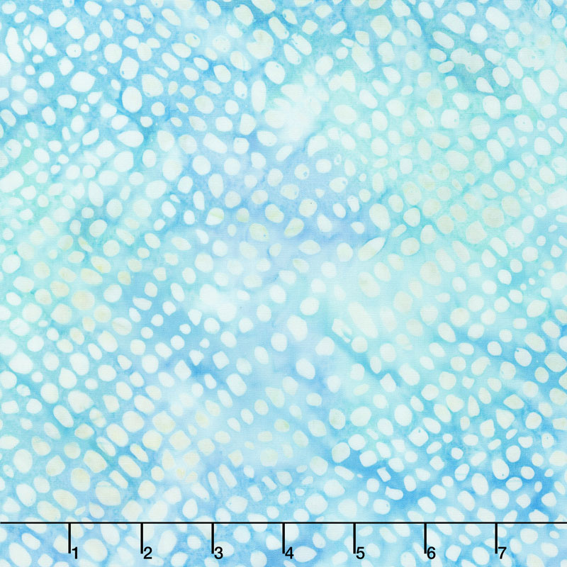Artisan Batiks - Aqua Spa Dots Pool Yardage