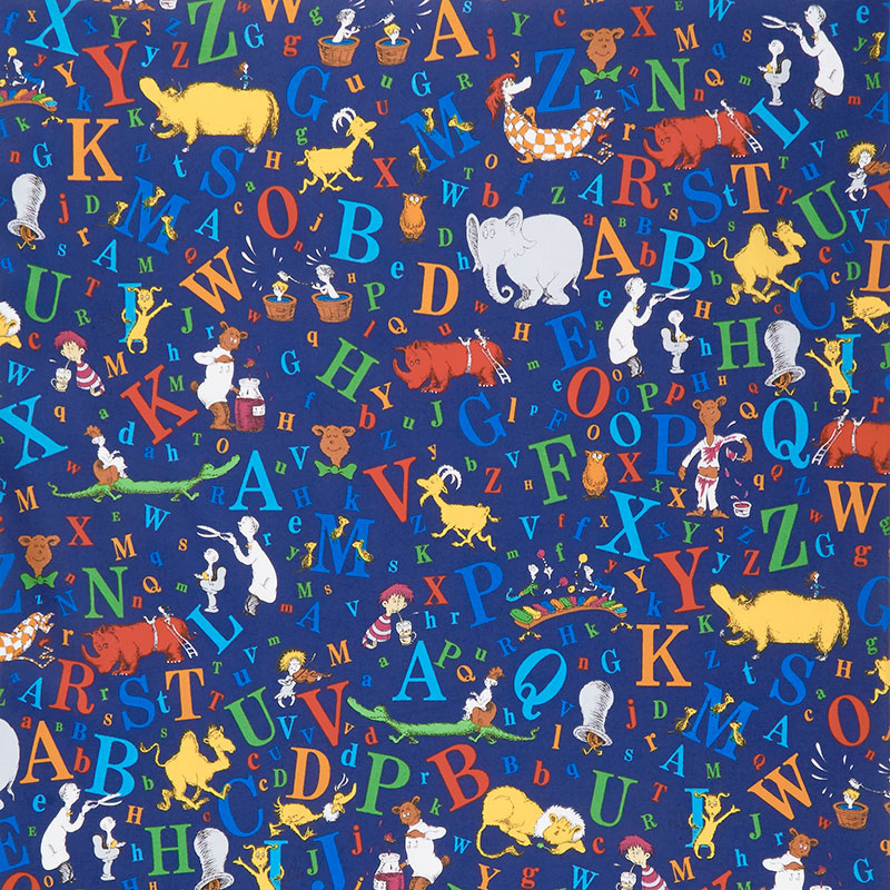 Dr Seuss S Abc Letters Navy Yardage Dr Seuss Robert Kaufm