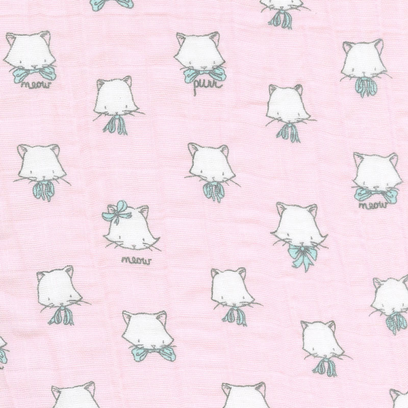 Embrace - Double Gauze Cat Nap Pink Yardage