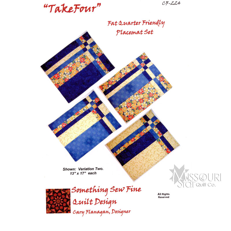 Take Four Placemats Pattern