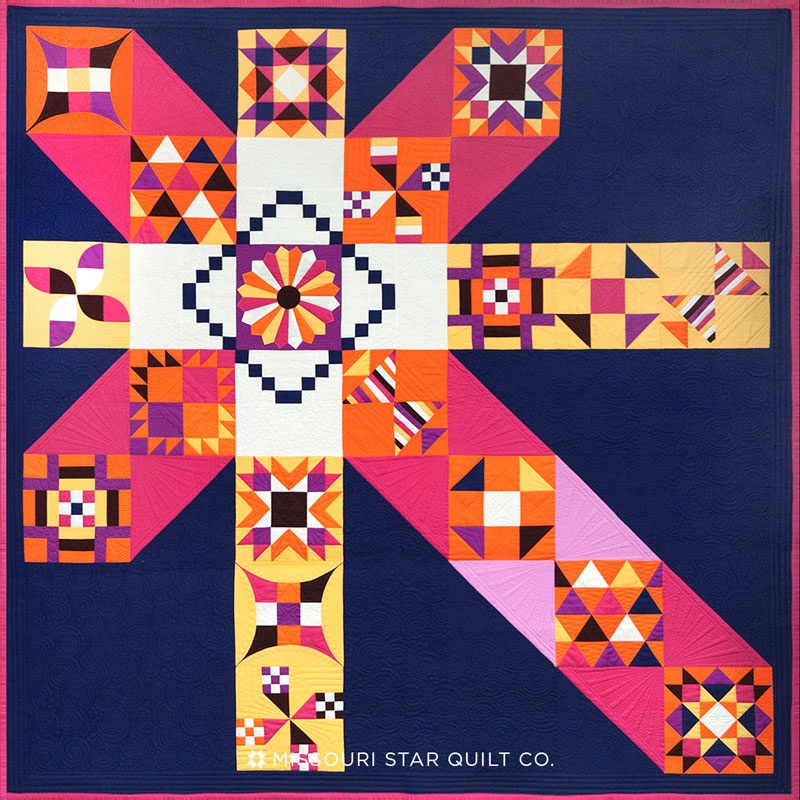 Moccasin Indigo Quilt Kit