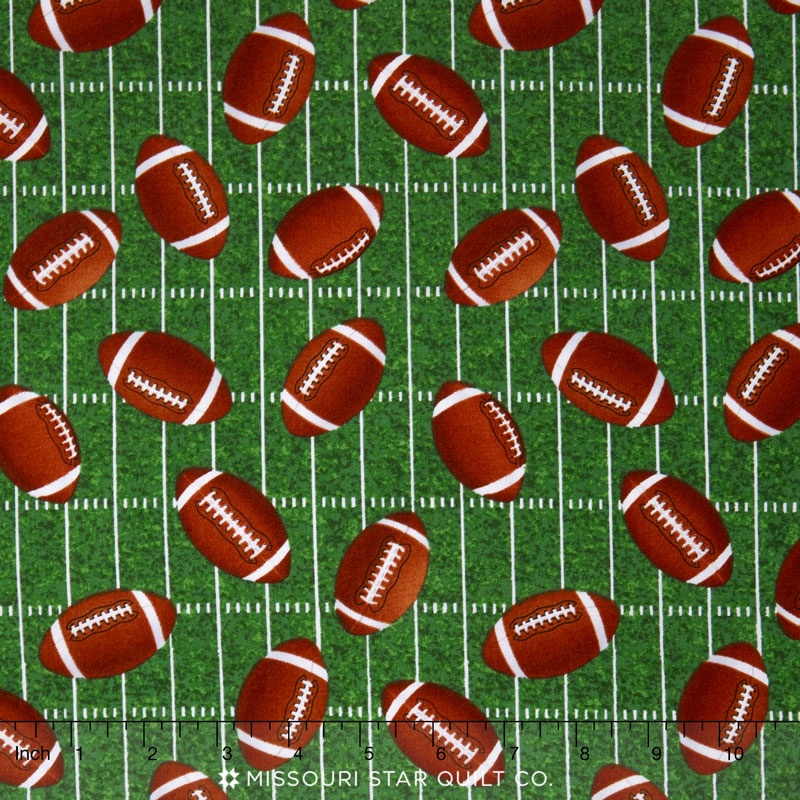 Sports - Tossed Footballs Green Yardage