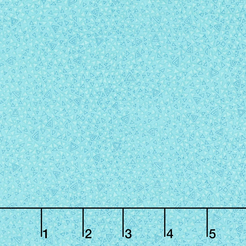 Hopscotch - Triangle Symphony Aqua Yardage