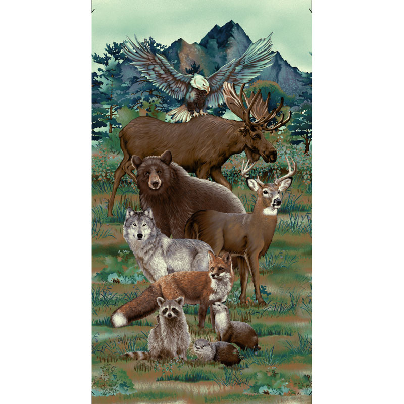 Woodland Wonders - Animals Spruce Panel