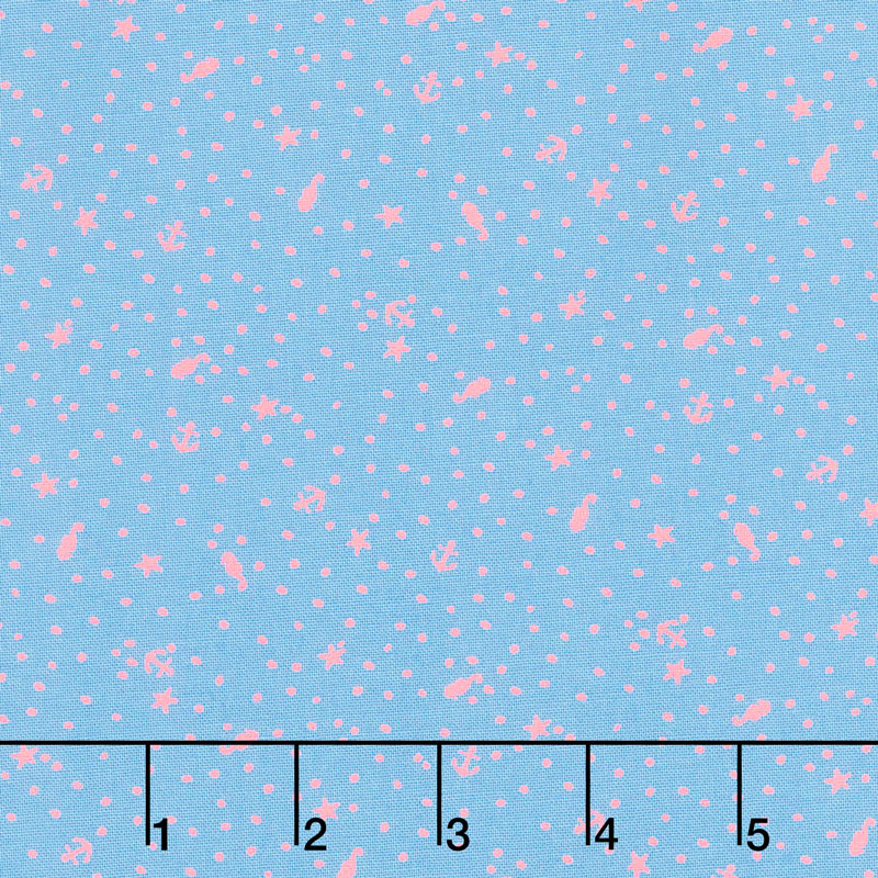 Zuma - Glitter Litter Aquamarine Yardage