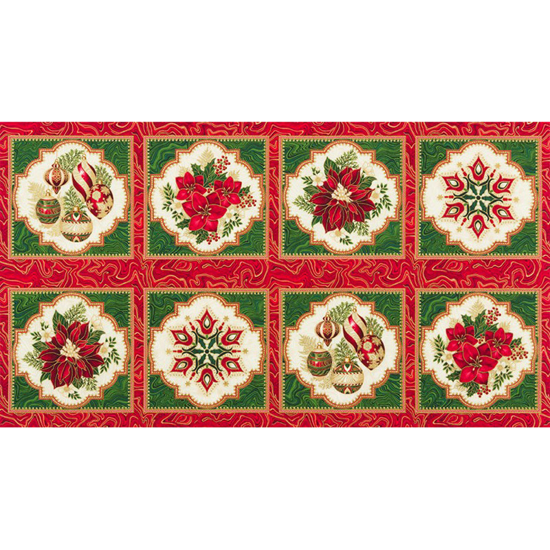 Holiday Flourish 11 - Holiday Metallic Panel