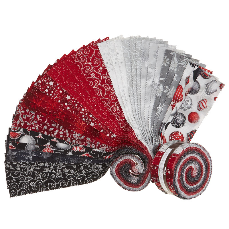 Winter's Grandeur 7 Scarlet Metallic Roll Up