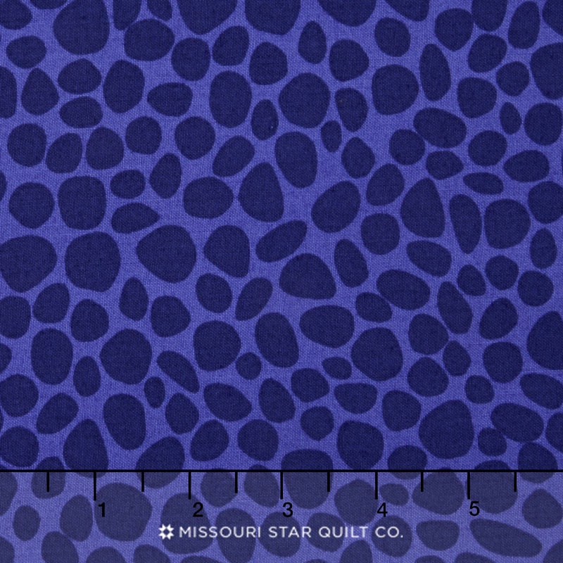 Tide Pool - Beach Pebbles Tonal Royal Yardage