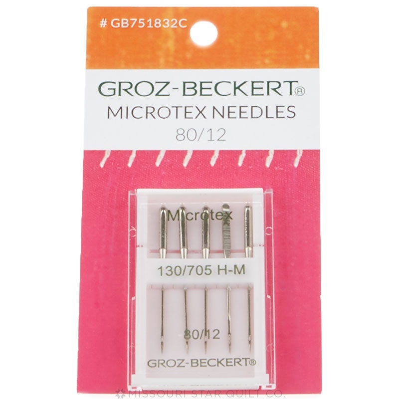 Needle Groz-Beckert Carded 80/12 Microtex
