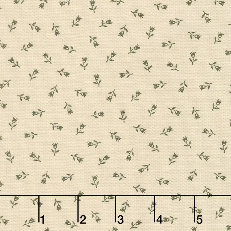 Flower Garden Gatherings Backgrounds - Fancy Tulip Pie Crust Yardage