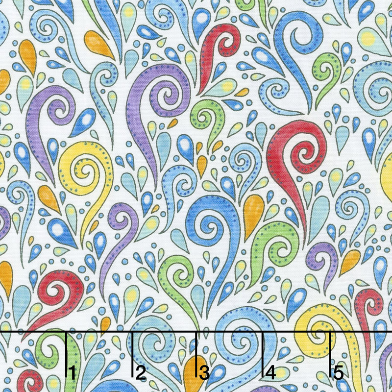Paradise Falls - Scroll Multi Yardage
