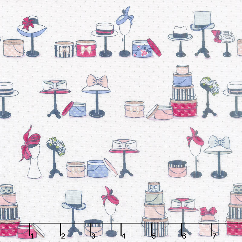 Derby Day - Haberdashery White Sparkle Yardage