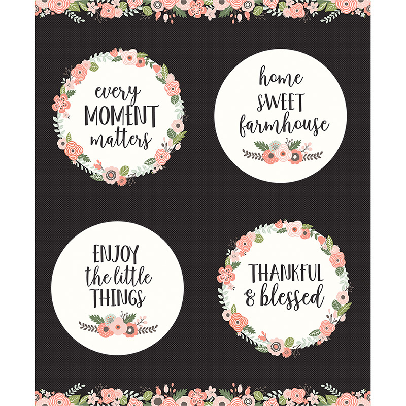 Modern Farmhouse - Modern Black Metallic Panel
