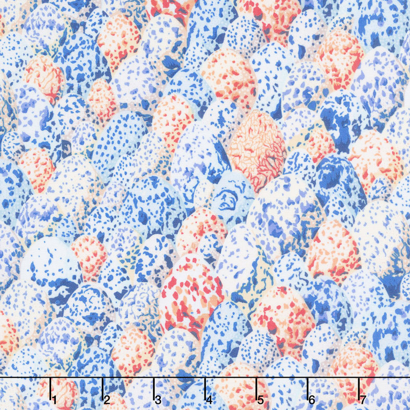 Arcadia - Egg Shells Tropical Yardage