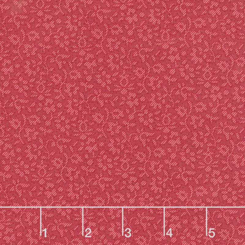 Red Elegance - Lace Brick Yardage